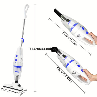 SUPERLEX 600W Vacuum Cleaner with Cable 4-in-1 Upright Bagless Vacuum, Hand-held Stick Vacuum Cleaner 16Kpa Suction with HEPA Filter for Animal Hair, Carpet, Floor