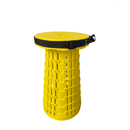 Portable Folding Stool Lightweight Yet More Sturdy with Load Capacity 180KG, Retractable Plastic Foldable Collapsible Stool for Camping Fishing Hiking BBQ Outdoors Indoors Kitchen