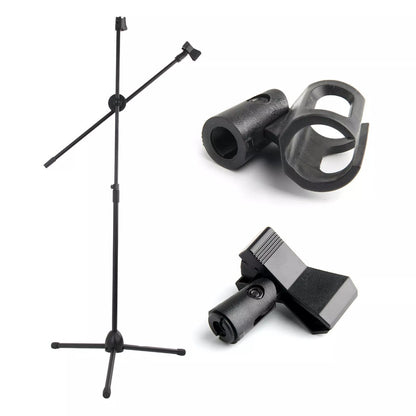 Ground Support Stand, Adjustable Microphone Stand, Floor-standing Microphone Stand, Microphone Tripod Stand