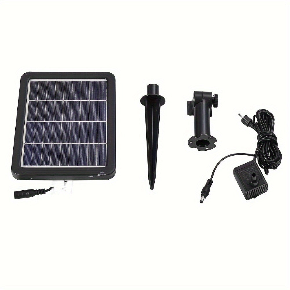 Solar-Powered Garden Fountain Statue with LED Light - Outdoor Resin Water Feature, 2.4W Solar Panel, Multi-Tier Cascade Design for Patio & Yard Decor, 22X17X45cm, Solar Water Fountain