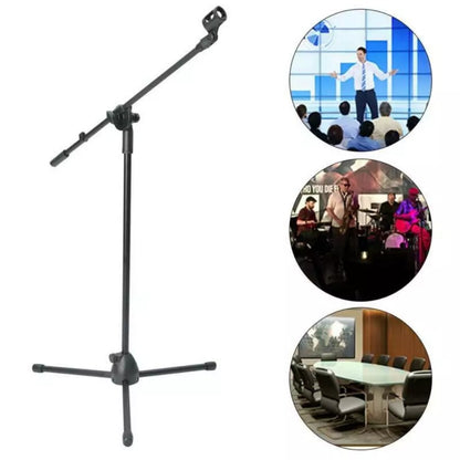 Ground Support Stand, Adjustable Microphone Stand, Floor-standing Microphone Stand, Microphone Tripod Stand