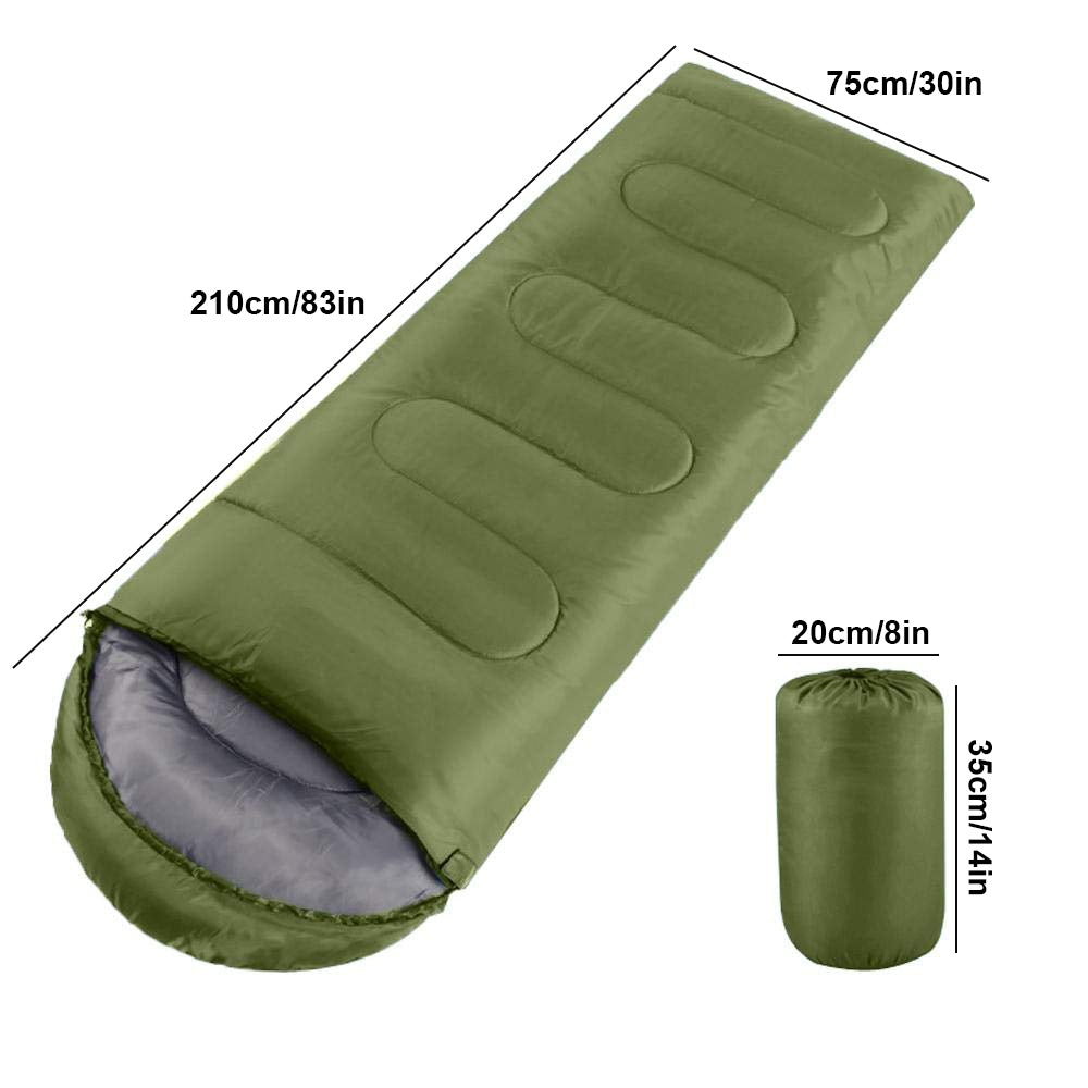 1pc Sleeping Bags For Single Adults, 4 Season Envelope Lightweight Compact Ultralight Backpacking With Portable Carry Bag For Summer, Camping, Hiking & Travel, Indoor & Outdoor Use