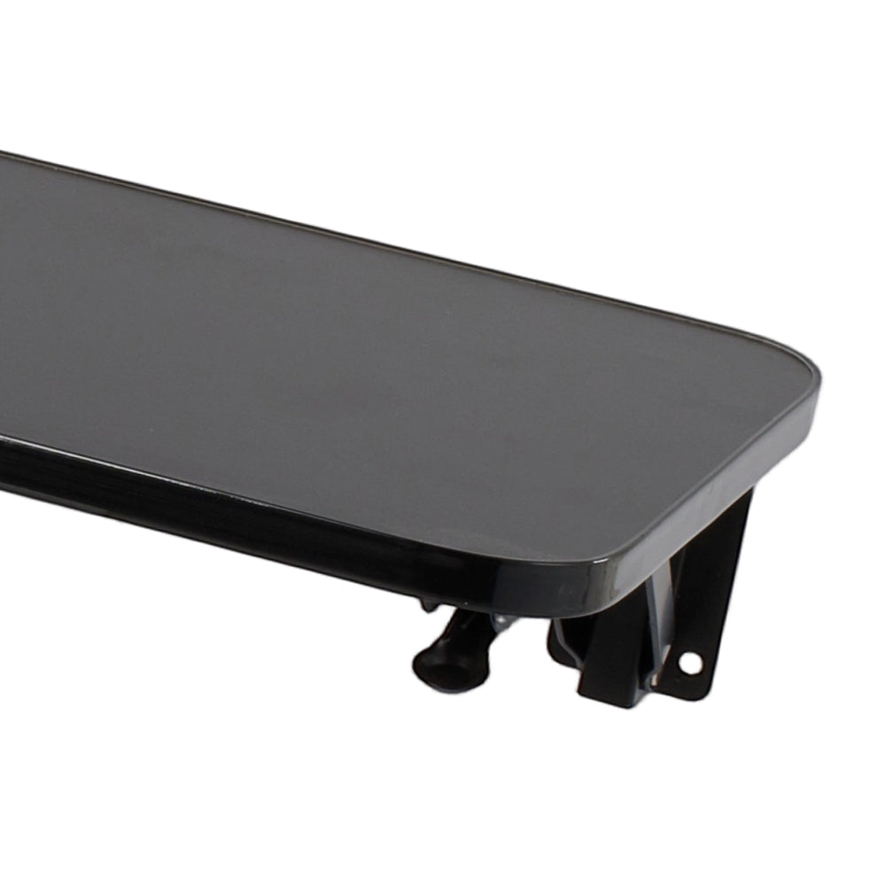 Wall Mounted Folding Desk Space-Saving Foldable Laptop Study Table Metal Frame - Home Office Wall Desk Black White 3 Sizes