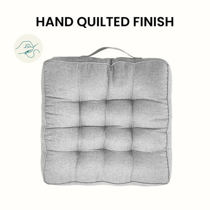 Chair Cushions Tufted Garden Kitchen Chair Cushion with Handle Strap Comfortable Chair Pads for Dining Room Kitchen