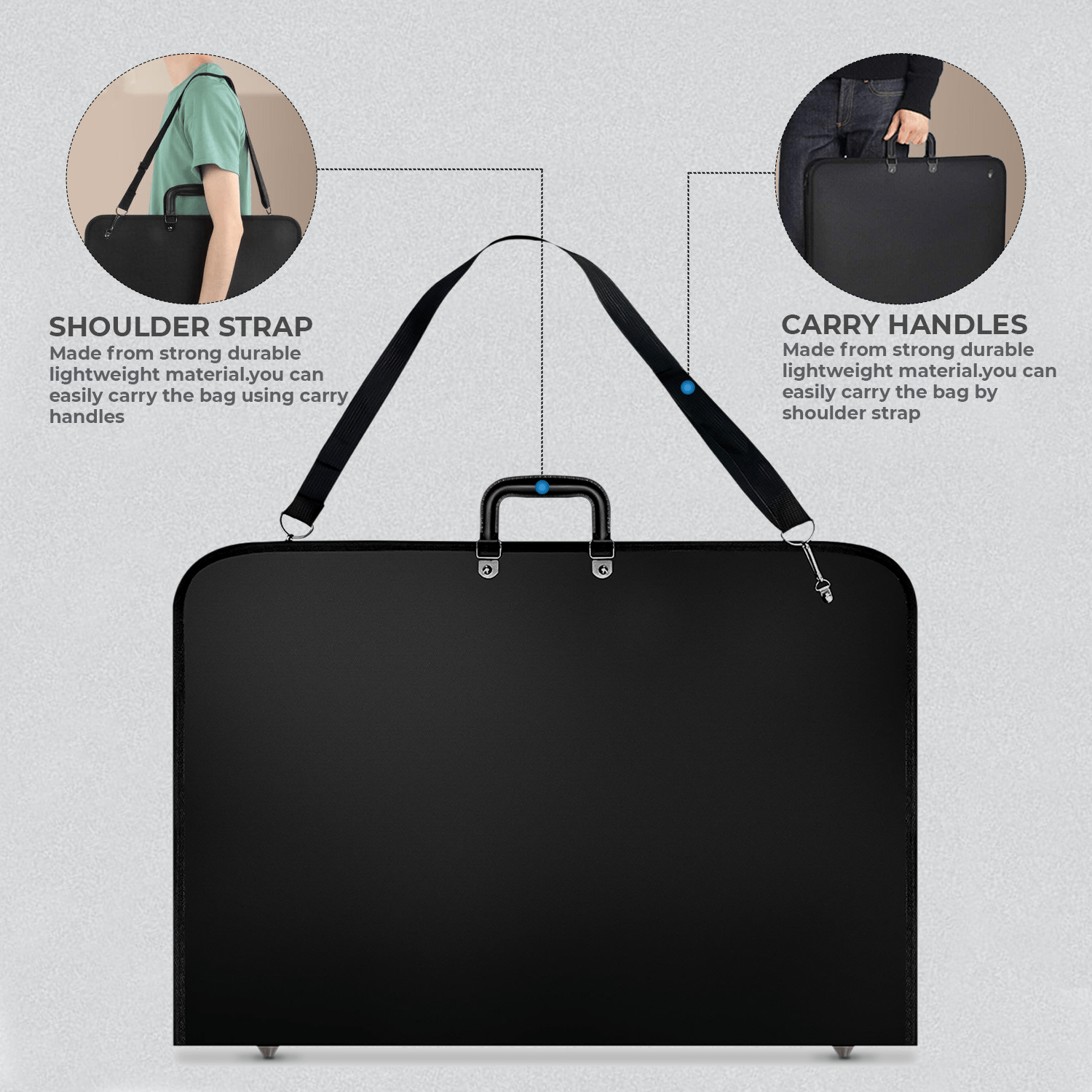 A3 Art Portfolio Case Artist Portfolio with Waterproof - product gallery image 13