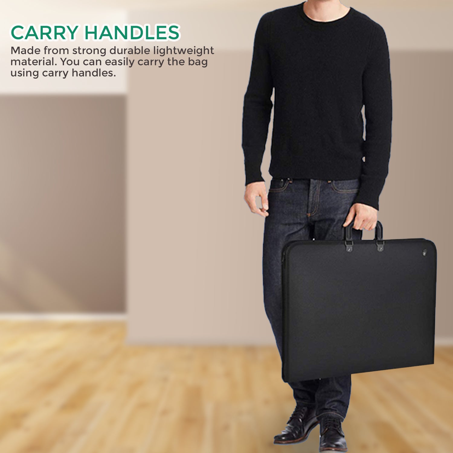 A3 Art Portfolio Case Artist Portfolio with Waterproof - product gallery image 5
