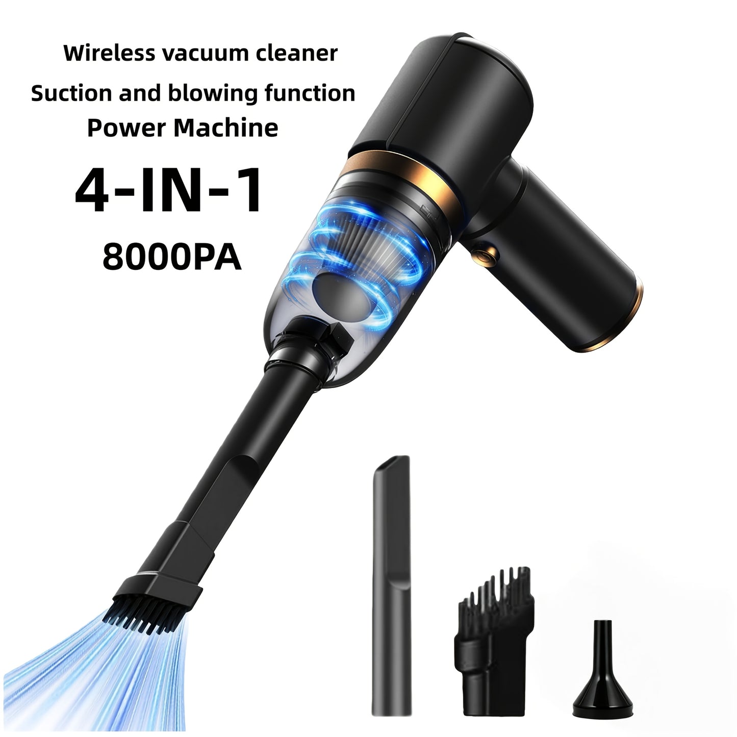 Vacuum Cleaner Powerful Suction for Pet Hair Hardwood Floor Carpet, USB Rechargeable Portable Handheld Vacuum for Home Car Office, Small Dust Cup, Ideal Gift for Anniversary Birthday