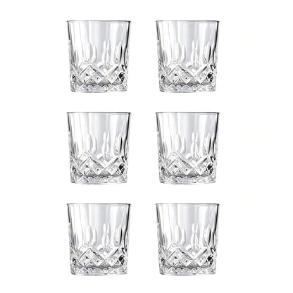 7-Piece Whisky Decanter Set, Crystal Glass Decanter with 6 Whisky Glasses, Prestigious Clear Glass Bottle (1000ml) and Elegant, Stylish Glasses (210ml) – Perfect Gifts for Anniversary and Birthday Celebrations