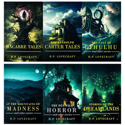The H. P Lovecraft 6 Books Collection Set - Fiction - Paperback