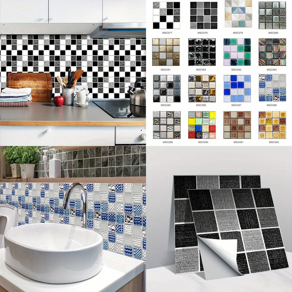 Decorative Tile Stickers - 60-Piece 10cm Set