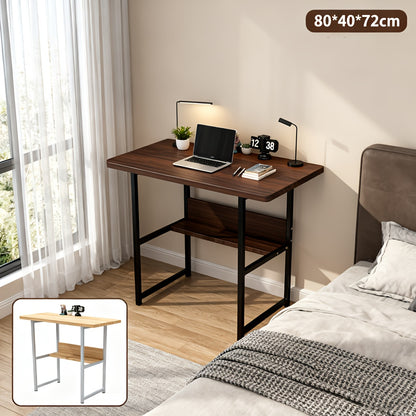 Computer Desk Laptop, for Home Office Computer Desk, Writing Desk Table with Book Shelf, Office Desk for Home