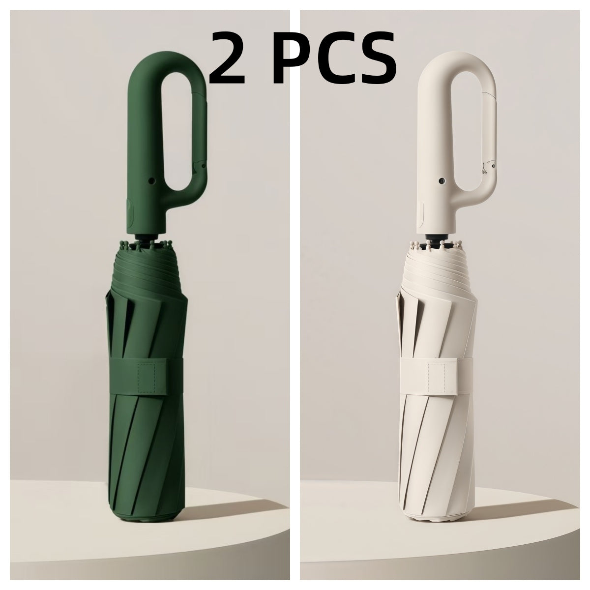 Fully Automatic Buckle Folding Umbrella, 2 Discounted Sets, And Shading, Suitable for Men And Women, Travel Umbrella, with a Diameter of 106Cm/41.2-Inch When Opened, Sturdy And Durable, Personalized High-Quality Umbrella