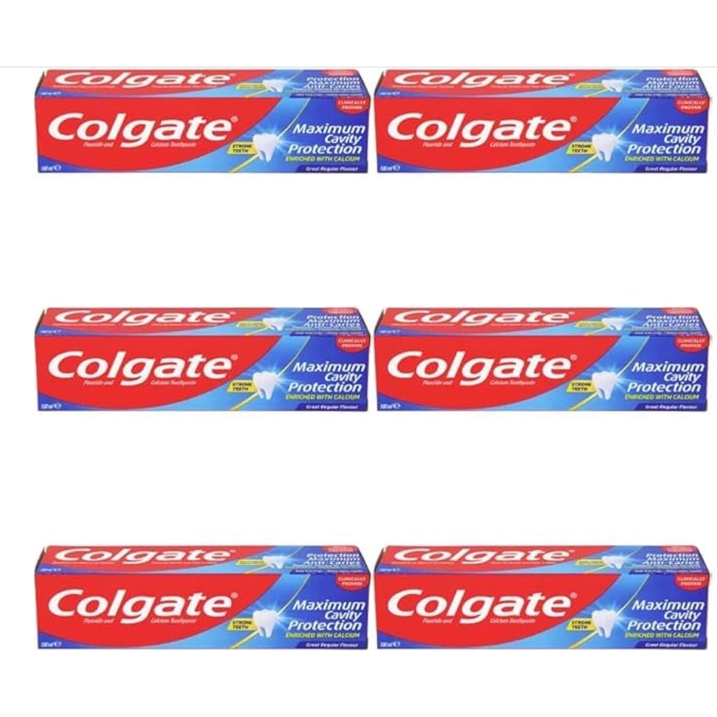 Colgate Maximum Cavity Protection Toothpaste, 100ml, Pack of 6, Mint Flavour