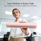 A4 Portable Thermal Printer, Wireless And with USB Printing, Compatible Phones, Tablets