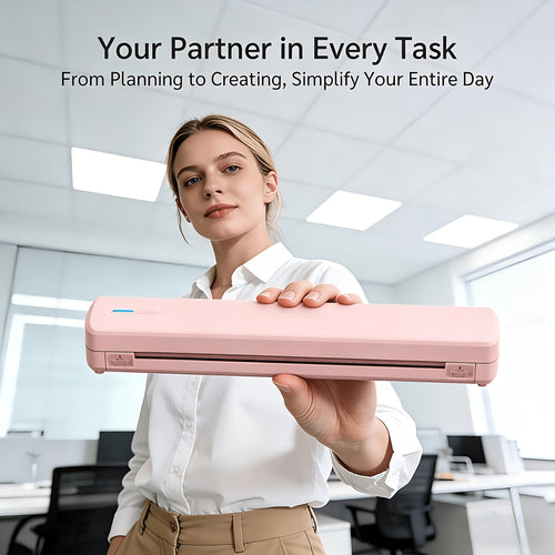 A4 Portable Thermal Printer, Wireless And with USB Printing, Compatible Phones, Tablets