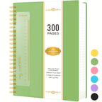 A4 Spiral Notebook Pages Notepad Bookmark Ruler, 100GSM Lined with 28.5cm - product gallery image 6