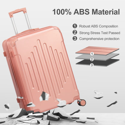4 Piece Hard Shell Suitcase Set 12 20 24 28 Inch Lightweight Luggage with 360 Spinner Wheels Corner Guards Travel Cases