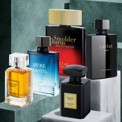 [Week Perfume Set] Men's Perfume Cologne Gift Box, 1 Bottle, 100ml/55ml/50ml, Amber Sandalwood, Cover Up Odor Of Sweat, Contract Different Fragrance Experience for A Week, Feel Surprise Romantic Charm, Best Gift for Christmas Birthday Party Travel