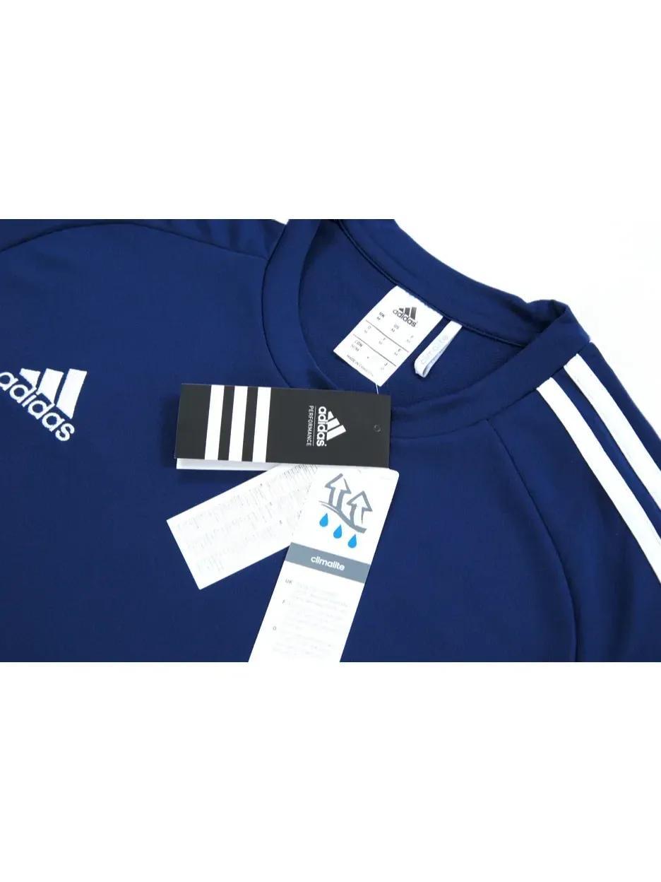 Adidas Climalite T Shirt Top Kids Boys Girls Football - Order One Size Larger As Small Fitting - Measure Chest & Check Against Attached 'Size Guide.'