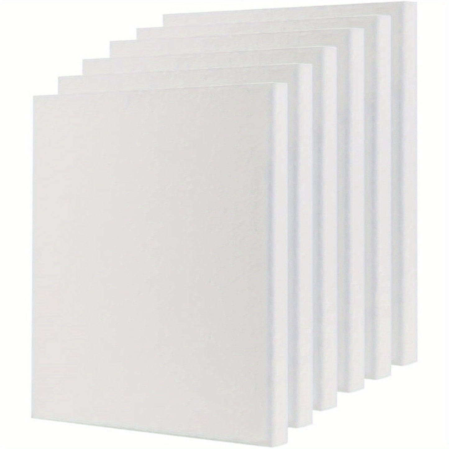 6pcs Blank Canvas A3 Artist Canvas Panels Board 100% Cotton Blank Canvases for Acrylic Painting Canvas Board for Artists Oil Paint Wet Water Art Media