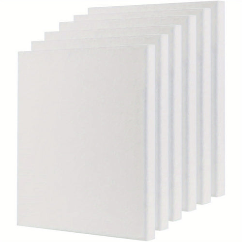 6pcs Blank Canvas A3 Artist Canvas Panels Board 100% Cotton Blank Canvases for Acrylic Painting Canvas Board for Artists Oil Paint Wet Water Art Media