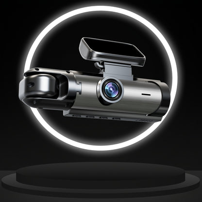 2026 Latest Dual-Lens Car Dash Cam, 1080P Front And In-Car Recording, Optional 32GB Memory Card, Equipped with 3.16-Inch IPS Screen, Night Vision, G-Sensor, Vehicle Safety Monitoring, Motion Detection, Loop Recording, Car Dash Cam, Dual-Lens Design