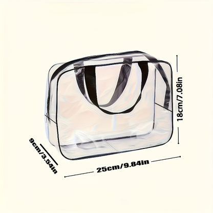 5pcs Stylish Storage Bag| Durable Multi-Purpose Organizer with Sturdy Zipper and Handle, Ideal for Travel, Clothes- Perfect Gift for Mother's Day, Shelf Baskets