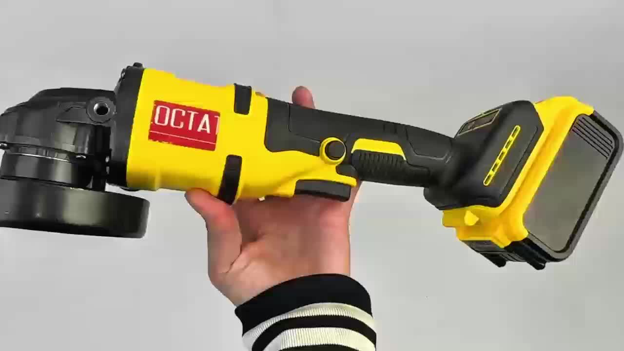 The Grinder Is Equipped with One/Two Lithium-Ion Batteries, Optional Additions Sold Separately, A Fast Charger, And A Cordless Polisher, Complete with A Full Set of Additions, Suitable For, Outdoor, And Gift Use for Men