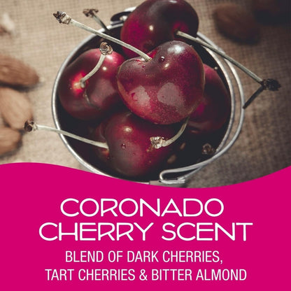 California Scents Coronado Cherry Car Air Freshener 4 Pack – Long Lasting Odour Eliminator for Cars, Vans, Taxis & Home Use