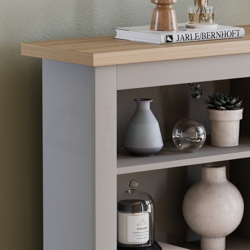 3 Tier Bookcase, 3 Tier Bookcase Shaker Style Spacious Storage Shelving Unit Organizer, Home Office Livingroom Bedroom Furniture