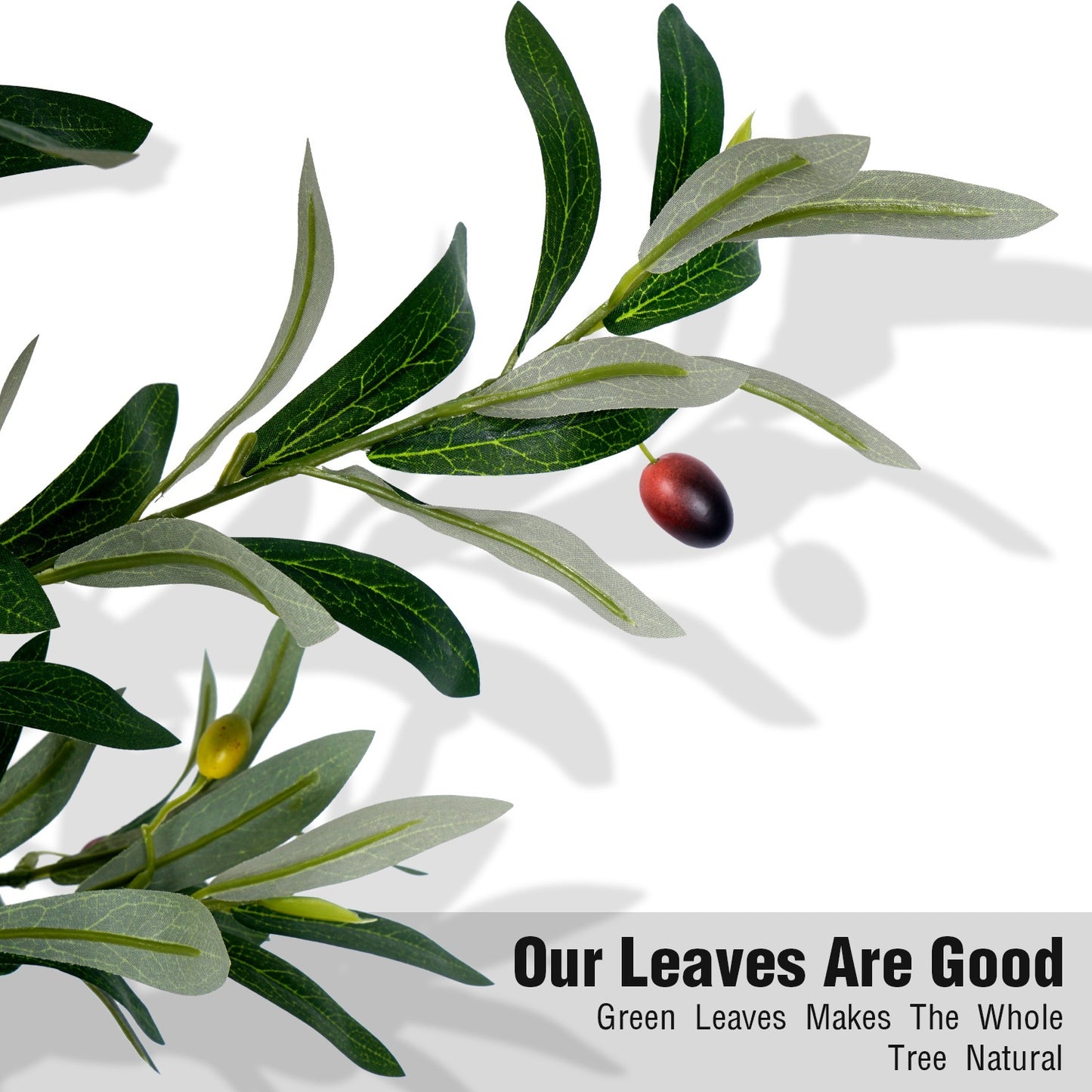 Artificial Olive Tree - 165/180/210Cm Tall Potted Faux Plant with Lifelike Trunk And Leaves | Large Indoor Outdoor Greenery for Home, Office, Living Room, Floor Fronted Door Entryway Decor Additions