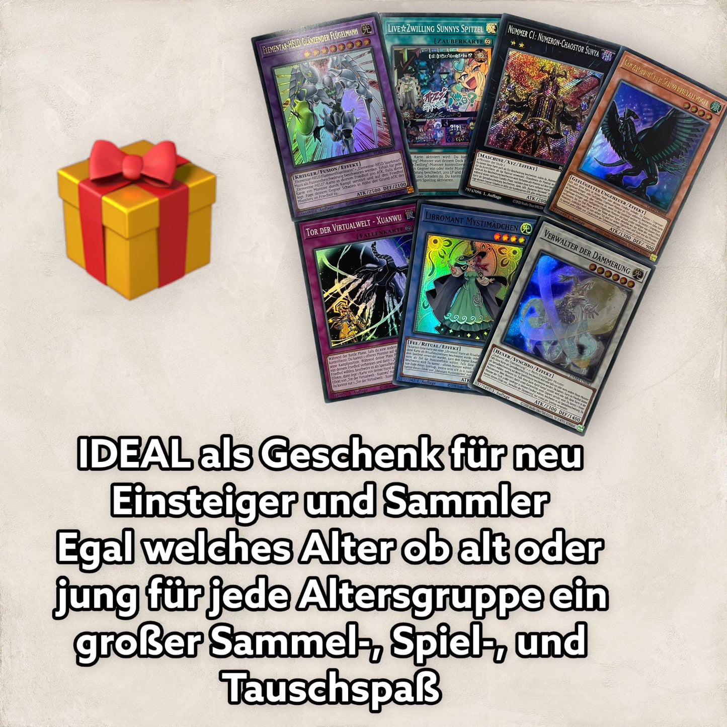 Yu-Gi-Oh! 50 Holo Cards Collection - English (e.g., XYZ, Synchro, Super, Ultra, etc.) Yugioh Glitter Cards