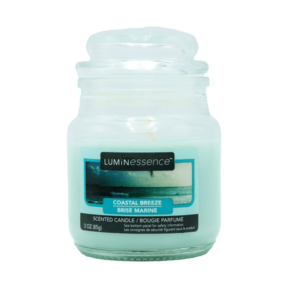 Luminessence Coastal Breeze Apothecary Jar Candle, 3 oz