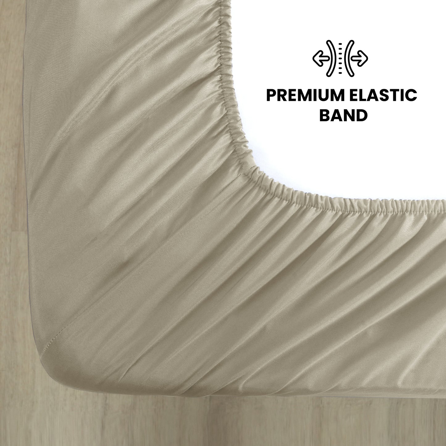 Waterproof Fitted Bed Sheet Deep Pocket Mattress Protector Cover | Soft Breathable Noiseless Fitted Sheet for Bedroom, Hotel & Home | Machine Washable Elastic Bed Cover Fits Up to 30cm Mattress