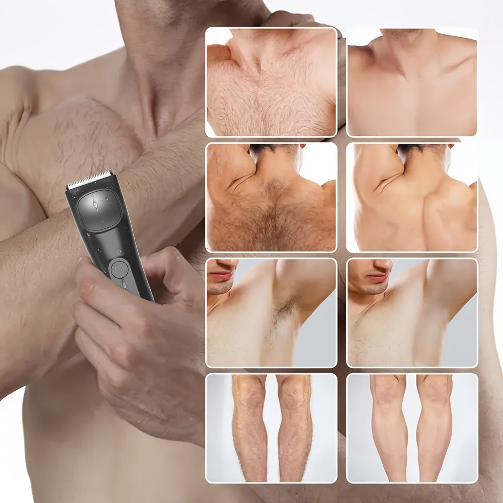 Rechargeable Ceramic-Blade Body Trimmer – Black