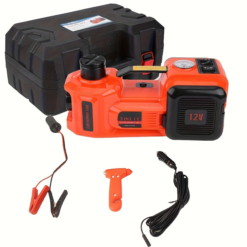 Car Jack Kit 5Ton Hydraulic Car Jack Lift (Lifting Range: 14.99-44.96 cm) for SUV MPV Sedan Truck Change Tires Garage Repair