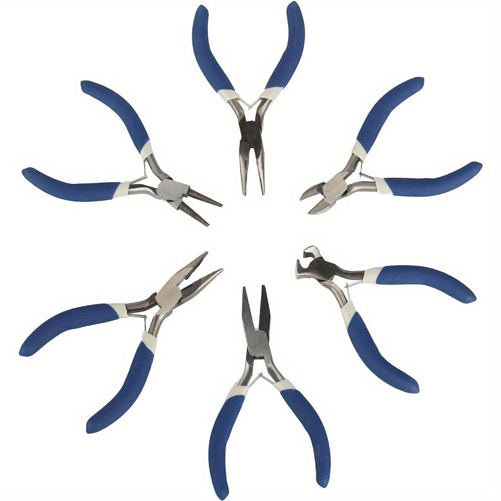 9Pcs Jewellery Pliers Set Jewellery Tool Set Pliers Tool Set Making Tools Chain Nose Pliers Wire Cutter Jewelry Pliers Craft Tools for Beading Jewelry Necklace Making