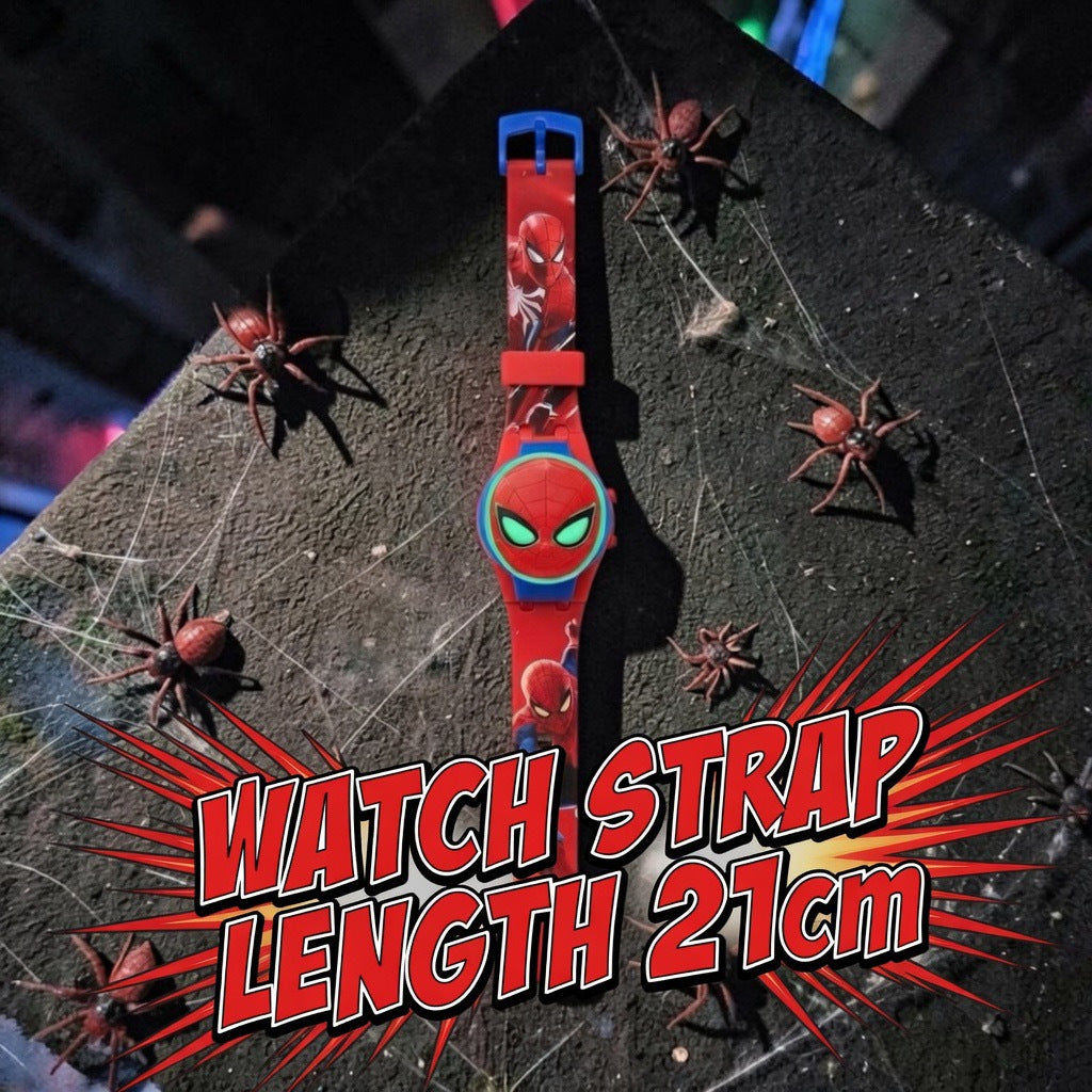 Marvel Kids Toys Light Up Watch for Boys & Girls – Hulk, Spider-Man, Iron Man & Captain America Toy Watch – Adjustable Watch Strap – Party Bag Fillers Kids – Fidget Toys – Toys for Boys Ages 3+