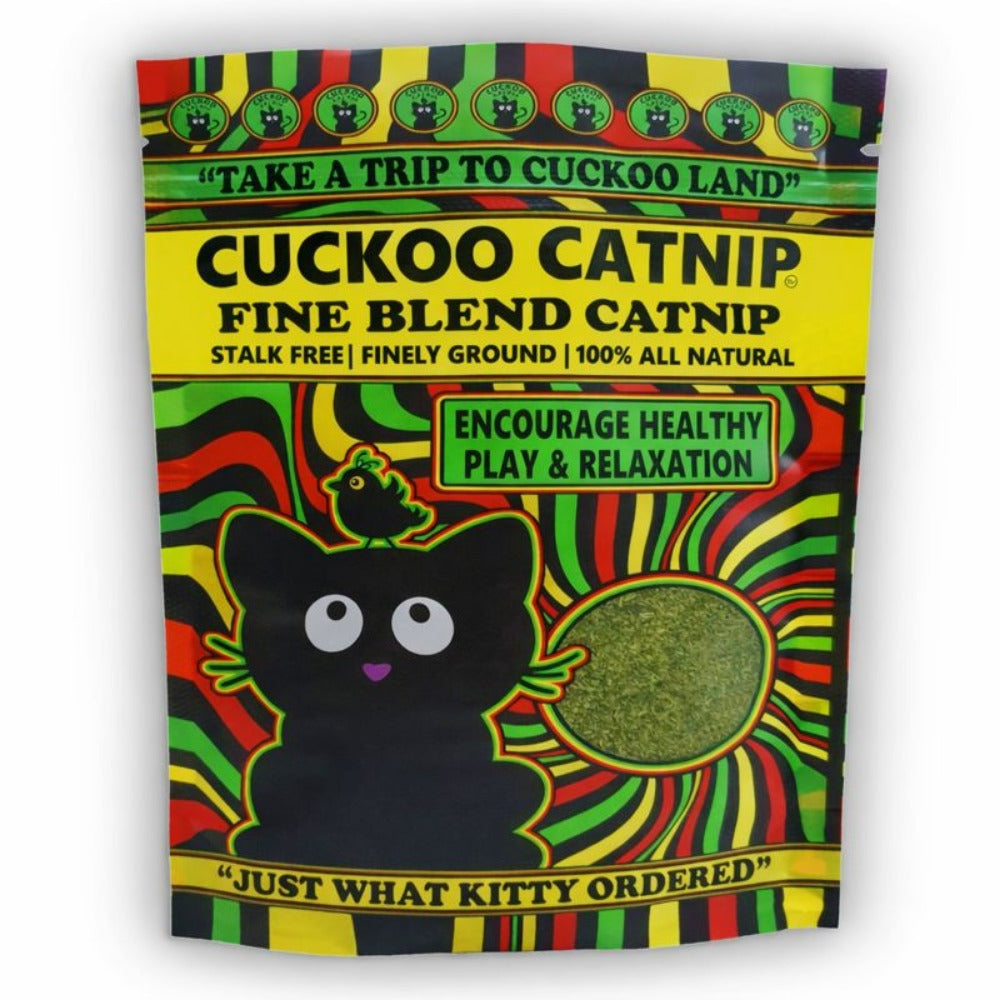 Cuckoo Catnip for Cats 50g – Fine Cut Blend for Cat Toy Refills, Scratch Posts & Play Areas, Long-Lasting Natural Cat Stimulant
