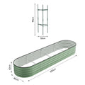 raised garden bed with trellis - feature detail 3