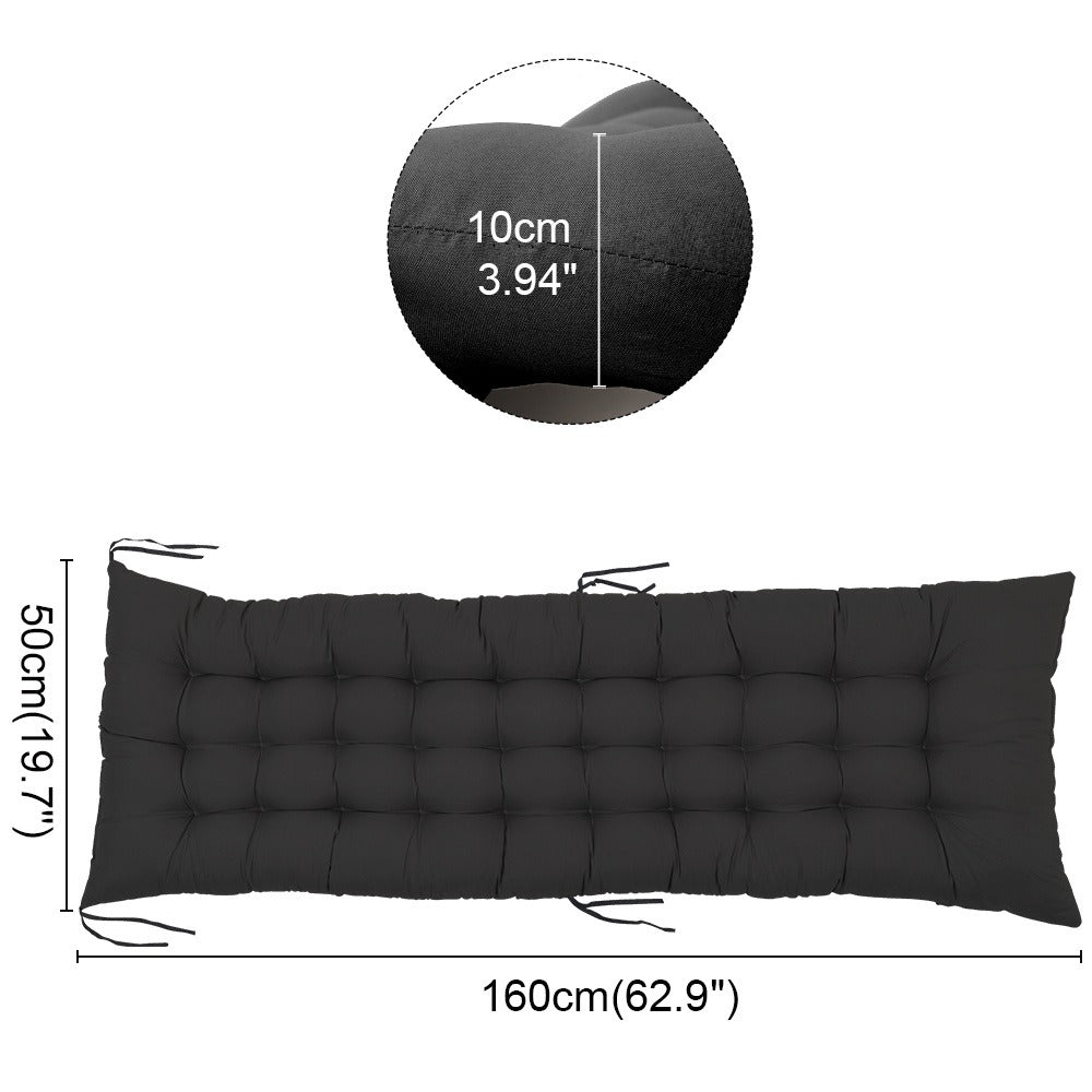 Lounge Chair Cushion 160x50cm Thick Comfortable Seat Pad for Sun Lounger Recliner Daybed Beach Chair – Machine Washable Non-Slip Indoor Outdoor Multiple Colours