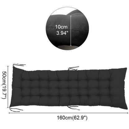 Lounge Chair Cushion 160x50cm Thick Comfortable Seat Pad for Sun Lounger Recliner Daybed Beach Chair – Machine Washable Non-Slip Indoor Outdoor Multiple Colours