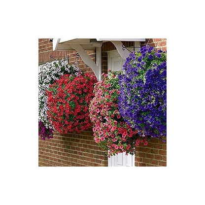 12 Inch Indoor Outdoor Balcony Patio Hanging Basket Set of 4