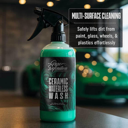 Ceramic Wash Waterless - Wash & Si02 Ceramic Gloss Shine Showroom Cleaner - Waterless Car Cleaning kit