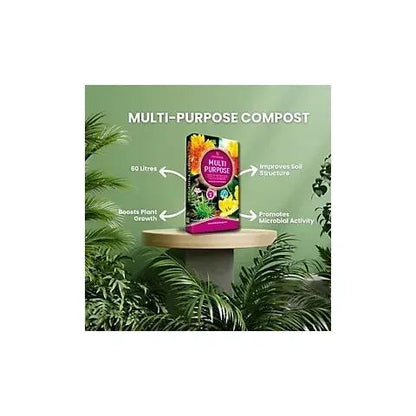 3x Growmoor Multi Purpose Compost 10L – Large Volume Potting Compost for Indoor Plants, Outdoor Containers, Hanging Baskets & General Gardening Use