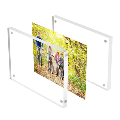 Acrylic Photo Frame Double-sided Magnetic Display Picture Frame 6 x 8 5 x 7 inch