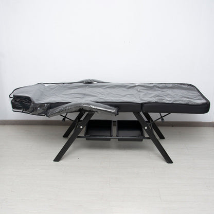 Clear PVC Massage Table Cover Waterproof – Premium Protective Beauty Spa Bed Cover with 2 Armrest Covers, Easy-Clean Salon & Home Use