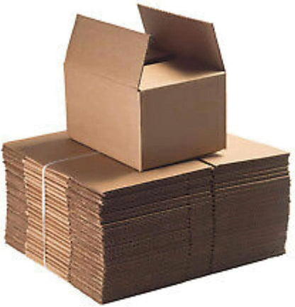 10/20/25/50pcs Brown Single Box Wall Shipping Mailing Postal Parcel Easy to Assemble 30x30x23 Cardboard Parcel Boxes, 12x9x9" Idal for Cardboard Gift box, Packing Boxes for Moving House