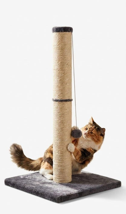 Cat Scratching Post 40cm Scratch Post Kitten Cat Tree Scratcher Sisal Pole Vertical Claw Scratching Tall Modern Design For Cats New