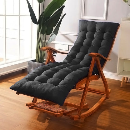 1pc Patio Chair Cushion Modern Sofa Chaise Lounge Cushion Seating Garden Bench Rattan Chair Cushion Swing Cushion 170*48*8cm Only Cushion